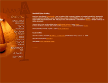 Tablet Screenshot of lampa.cz