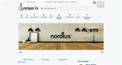 Desktop Screenshot of lampa.lv